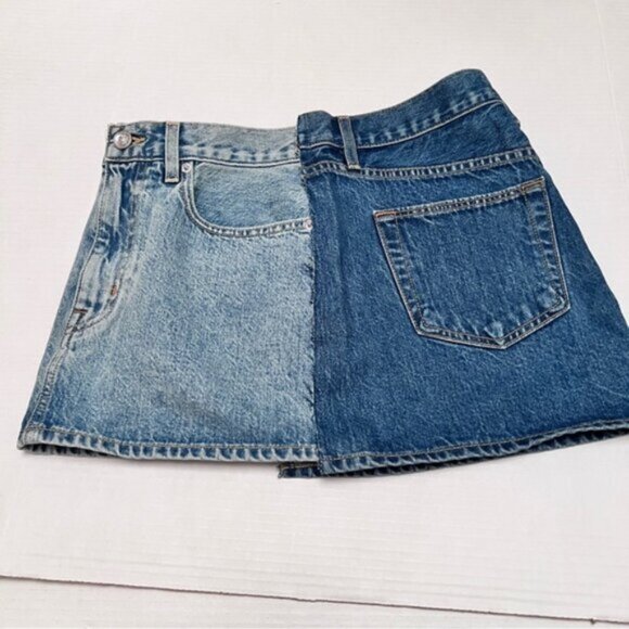 SLVRLAKE  BNWOT Re-Worked Mini Skirt -Great Divide Sz 25 - Picture 4 of 14